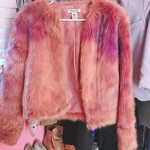 Custom Rachel Zoe faux fur coat
